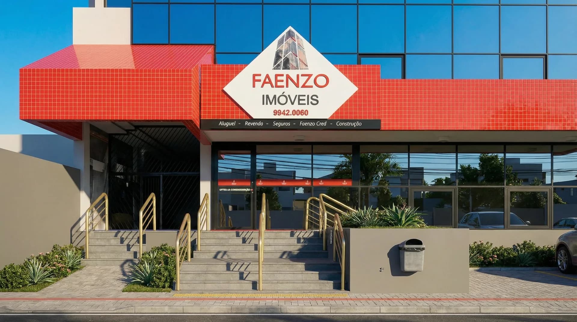 Fachada da Faenzo Imóveis em Goiânia